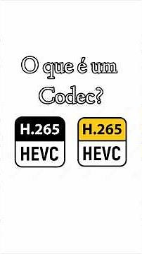 O que é um CODEC?
