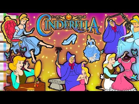Coloring Cinderella Disney Princess Coloring Pages #disney #cinderella #cartoon #movie #princess