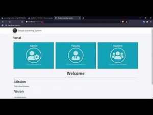 eLearning System using PHP/MySQLi DEMO