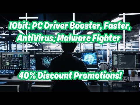 IObit: PC Driver Booster, Faster, AntiVirus, Malware Fighter. 40% Discount Promotions!