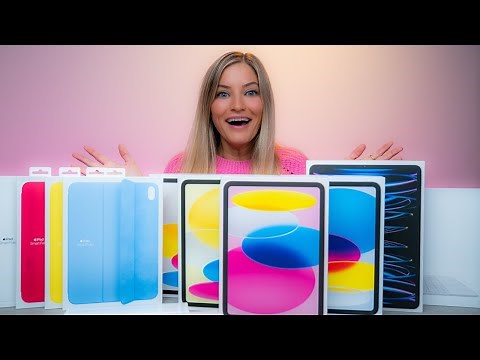 ALL the new iPad Colors and M2 iPad Pro Unboxing! (+ Accessories!)