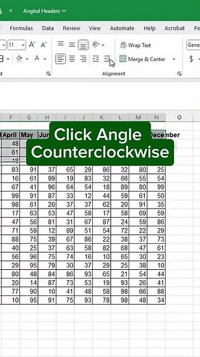 Create Angled Headers in Excel Like a Pro! 📐🔥