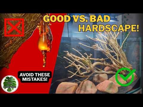 Good vs. Bad Aquarium Hardscape! (Wood, Rocks & What NOT to Use)