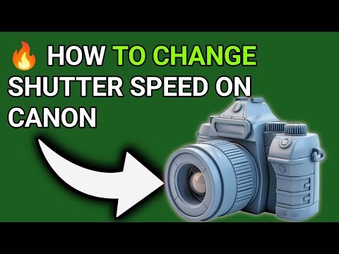 🔥 HOW TO CHANGE SHUTTER SPEED ON CANON | Manual Mode FULL EASY GUIDE (r/canon METHOD 💯)