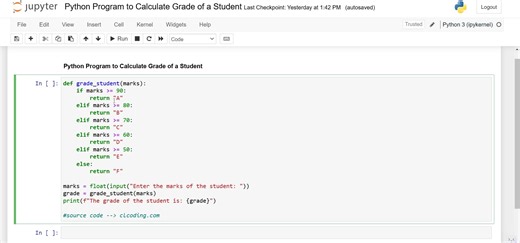 12K views · 339 reactions | Day 3 : Python Program to Calculate Grade of a Student | Python Coding | Facebook