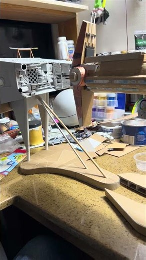 Star Destroyer model build that actually fits perfectly #starwars #modelbuilding