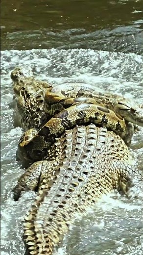 Python vs Crocodile 🐍🐊 Who Would Win? Real Animal Battle