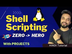 Master SHELL SCRIPTING in ONE VIDEO 🔥 for Beginners [HINDI] | MPrashant