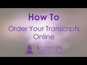 How to Order Transcripts Online
