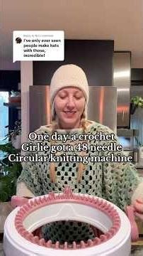 Sentro 48 needle circular knitting machine projects for beginners #sentroknittingmachine