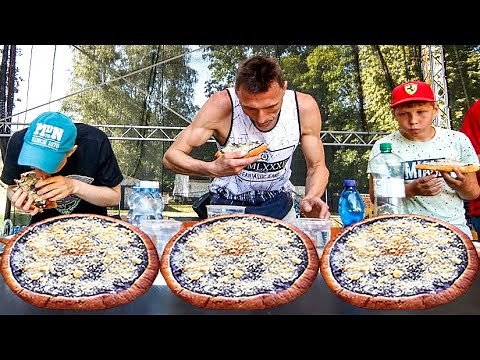 MEGA PIE EATING CONTEST | COMPETITIVE EATING | 4000 CZK GRAND PRIZE!!