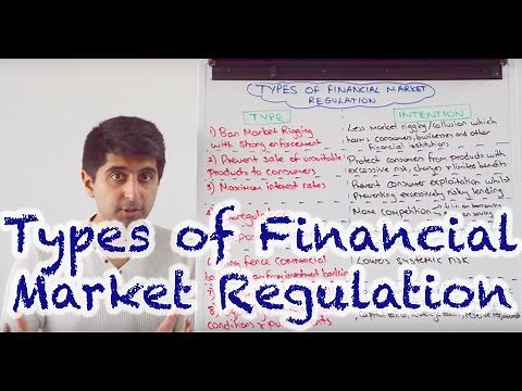 Types of Financial Market Regulation