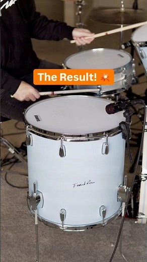 Get PERFECT Floor Tom TONE in Minutes #drums #drumsound