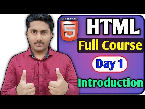 Html Complete Course in Hindi language | Day 1 Introduction | हिंदी में Html Tutorial