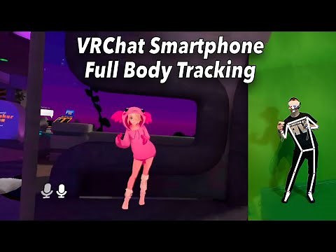 Full body tracking in VRChat with your smartphone! Tutorial!