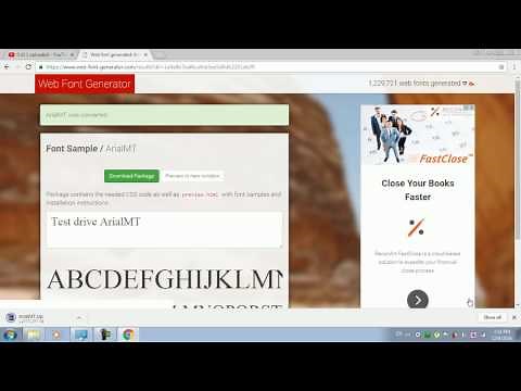How to convert font for web from ttf to .ttf, otf, eot, woff and svg ?