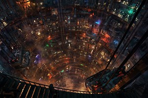[1400 ] Sci Fi City Wallpapers