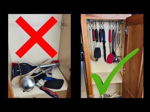 Kitchen Cabinet Organization Hack - Quick and Easy