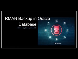 Oracle RMAN Backup Tutorial | Full Database Backup Using RMAN Step-by-Step