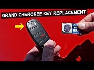 HOW TO REPLACE KEY BATTERY ON JEEP GRAND CHEROKEE 2014 2015 2016 2017 2018 2019 KEY NOT WORKING