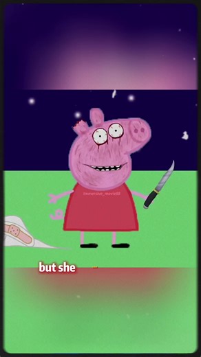 Peppa Pig is disfigured #peppapig #animation #cartoon #fyp #usa | peppa pig