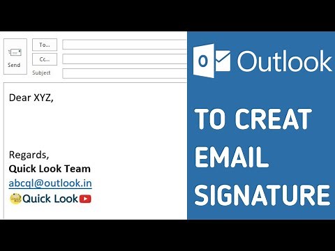 How to Add Signature in Outlook | Email Signature