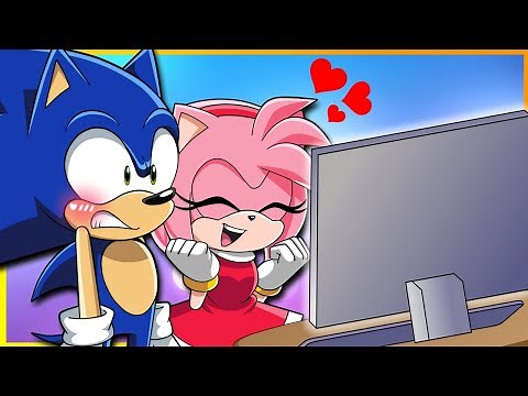 SONIC AND AMY'S VALENTINES DAY SPECIAL Sonic & Amy Play Sonic Dating Simulator!