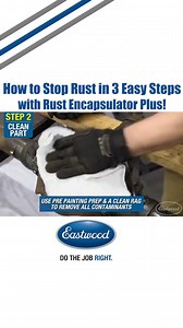 How to Stop Rust with Rust Encapsulator Plus In 3 Easy Steps. - In this video Joe removes heavy rust, dirt and grime so he can apply Rust Encapsulator Plus to a Camaro rear end. | Eastwood