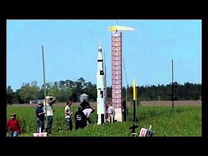 Saturn V Model Rocket Launch