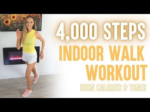 Walk at Home 🔥 4000 Steps 🔥 Low Impact Walking Weight Loss Workout