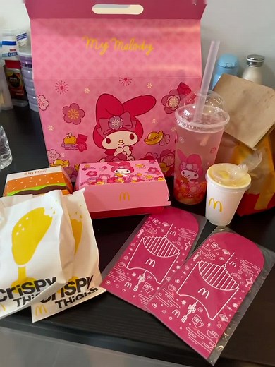 My Melody x McDonald's Collab: Hello Kitty, Kuromi, and More!