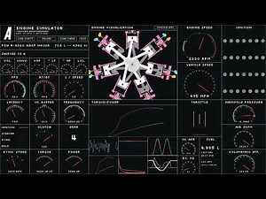 Pratt & Whitney R-4360 "Wasp Major" 71.5L 28-Cyl Radial - Engine Simulator