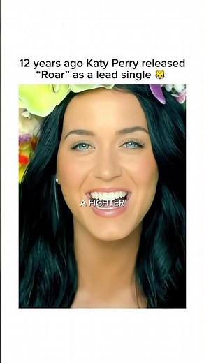 12 years ago Katy Perry released “Roar” as a lead single 🐯🫶