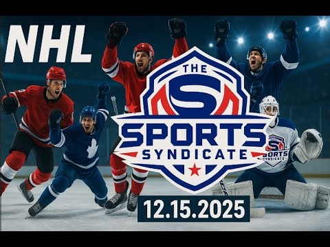 NHL Betting Model Report | Player Props, Goalies & Slate Breakdown | Model Projections | 12/15/2025