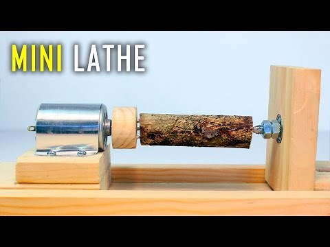 How To Make a Mini Lathe Machine