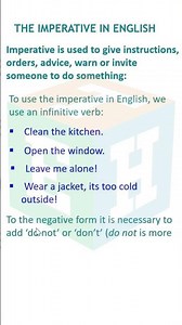 The Imperative in English – Part 1: Easy Guide for Beginners