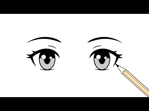 How to Draw Anime Eyes (Normal Expression)