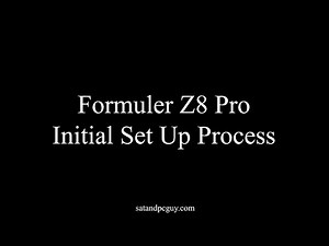 How to set up a Formular Z8 Pro device - initial set up, including Wifi connection configuration