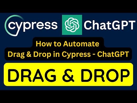 Cypress tutorial #21 | Effortless Drag and Drop Automation with Plugins