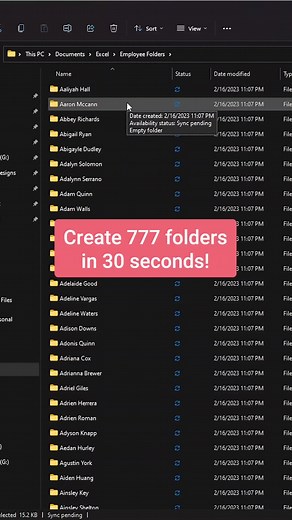 Efficient Folder Creation Techniques Using Excel and Batch Script