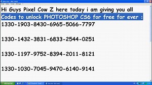 Adobe Photoshop Cs6 Serial Key Generator Free Download
