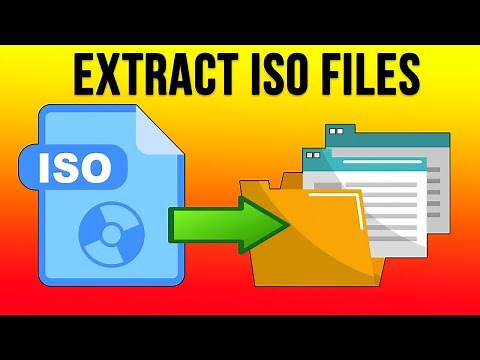 How to Extract the Contents of an ISO Image File to a Folder on Your Computer