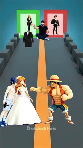 POV ❤️ Luffy and Nami in the Love Run! 110% #animation