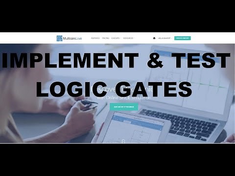 Logic Gates implementation using Multisim ǀ How to test Logic Gates using Multisim