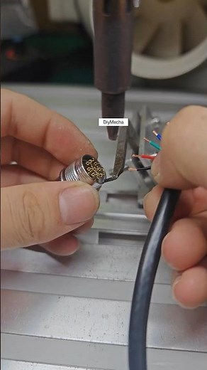 Soldering of Electronic Components Perfectly Joining Small Wires for Strong & Reliable Connections