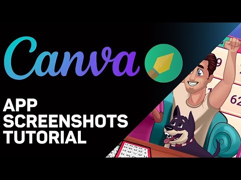 Create Amazing APP STORE SCREENSHOTS with CANVA