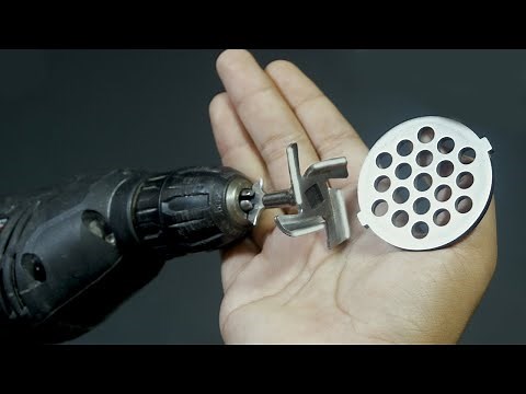 How to sharpen a meat grinder knife. Easy way