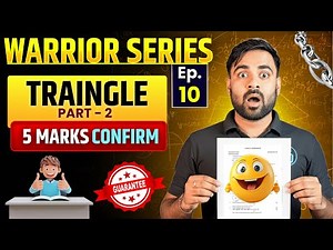 Class 10 Maths Chapter 6 Triangles One Shot | All Theorems & Proofs 🔥 |Sachin Bhaiya| Warrior Series