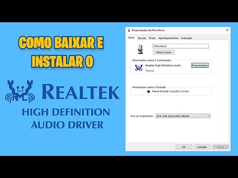 Como Instalar o Driver Realtek High Definition Audio no Windows 10 e 11?