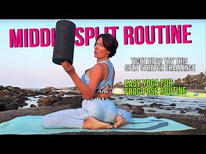 Middle Split and Frog pose Routine for Stiff Hips! Daily Stretch Challenge! (4k)